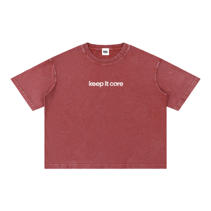 Core Washed Logo Tee